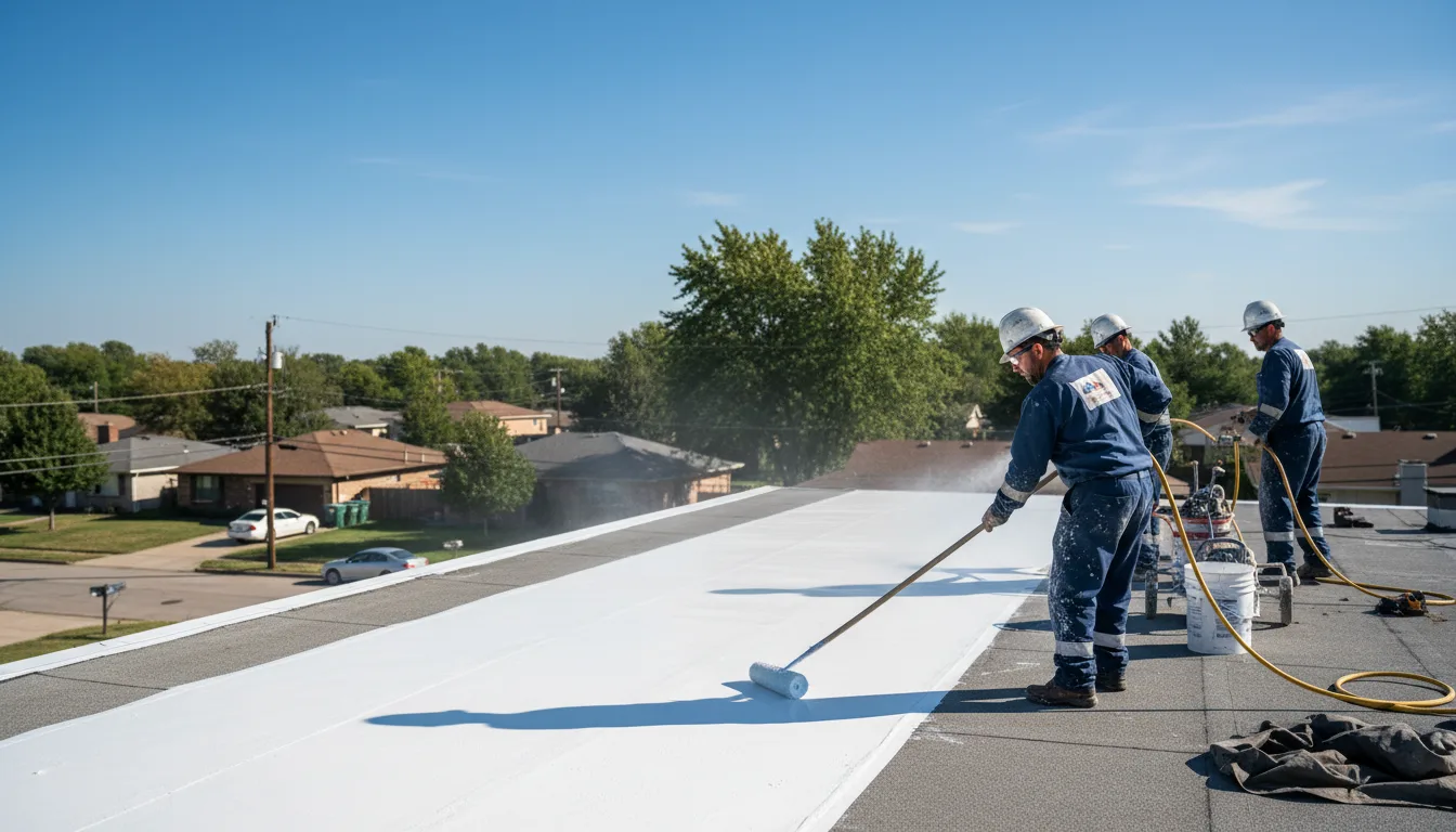 Commercial roof coating in Oxford, GA near me
